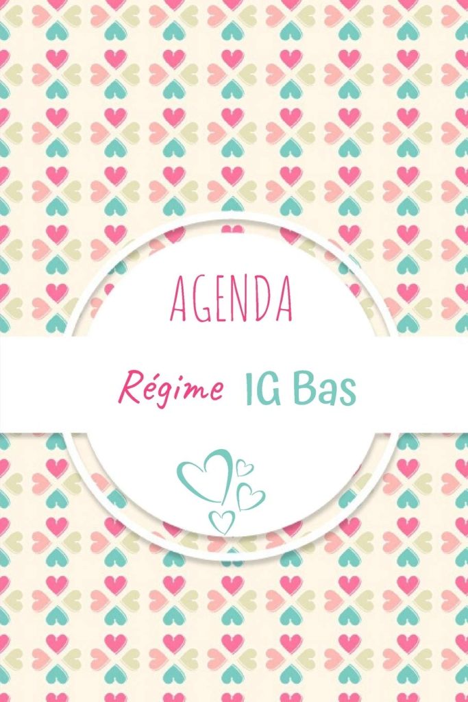 Agenda Régime IG Bas: Carnet à compléter au quotidien - journal alimentaire de vos repas - Suivi activités sportives - 100 pages format pratique 15.2 x 22.8 cm - image 1