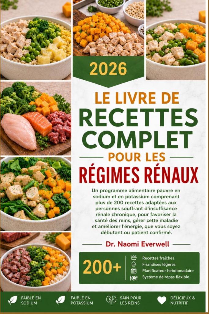 LE LIVRE DE RECETTES COMPLET POUR LES RÉGIMES RÉNAUX: Un programme alimentaire pauvre en sodium et en potassium comprenant plus de 200 recettes ... pour favoriser la santé des reins, gérer cett - image 1