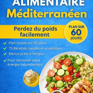 Rééquilibrage Alimentaire Méditerranéen: 60 jours de menus et recettes healthy pour perdre du poids durablement : le guide simple pour maigrir sans frustration grâce au régime méditerranéen - image 1