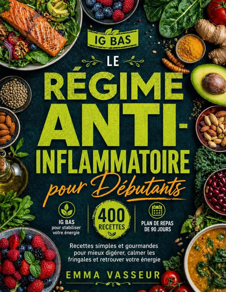 Le Régime Anti-Inflammatoire pour Débutants: 400 recettes simples et gourmandes à IG bas pour mieux digérer, calmer les fringales et retrouver votre énergie, avec un plan de repas de 90 jours - image 1
